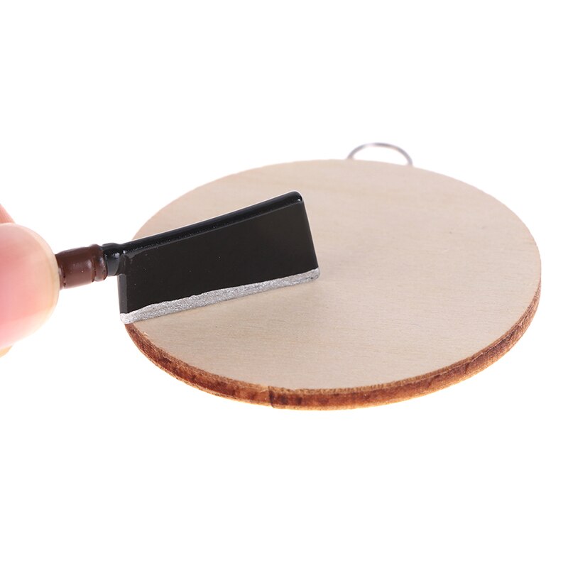 2Pcs Miniature Kitchen Food Knife Chopping Block Cut Vegetables Mini Doll House Decor