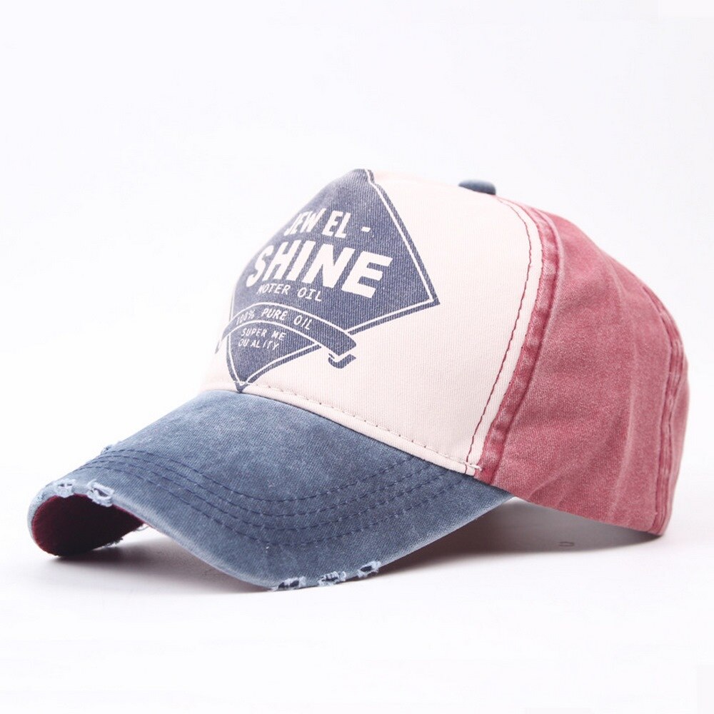 Unisex baseballpetten katoen distressed kleur bijpassende mannen en vrouwen hoeden met klep buitensporten pet met klep coole jongen