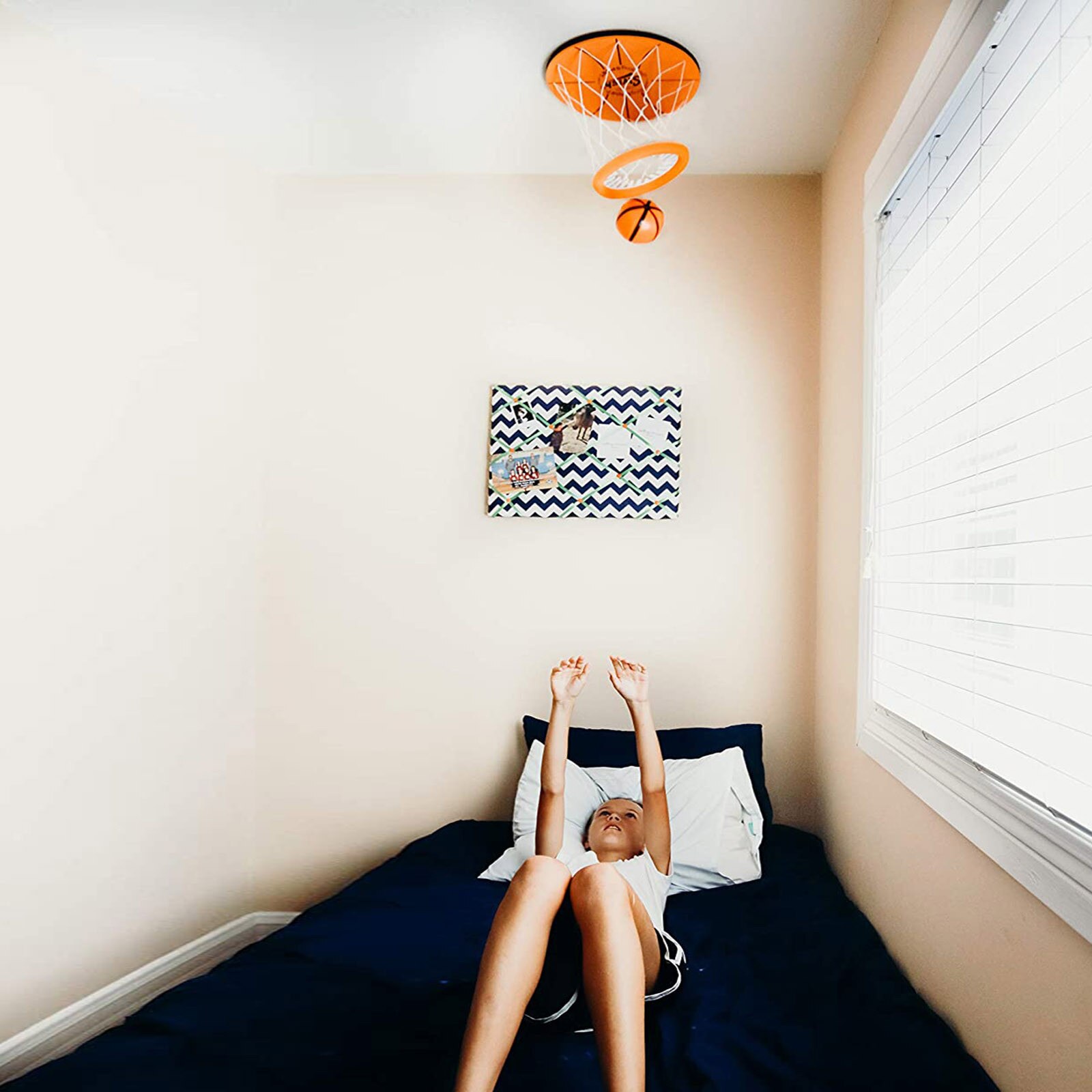 Plafond Sport Spel Speelgoed Indoor Mini Basketbal Hoepel Speelgoed Voor Kids Kinderen Jongens Basketbal Spel Schieten Speelgoed Slaapkamer Games