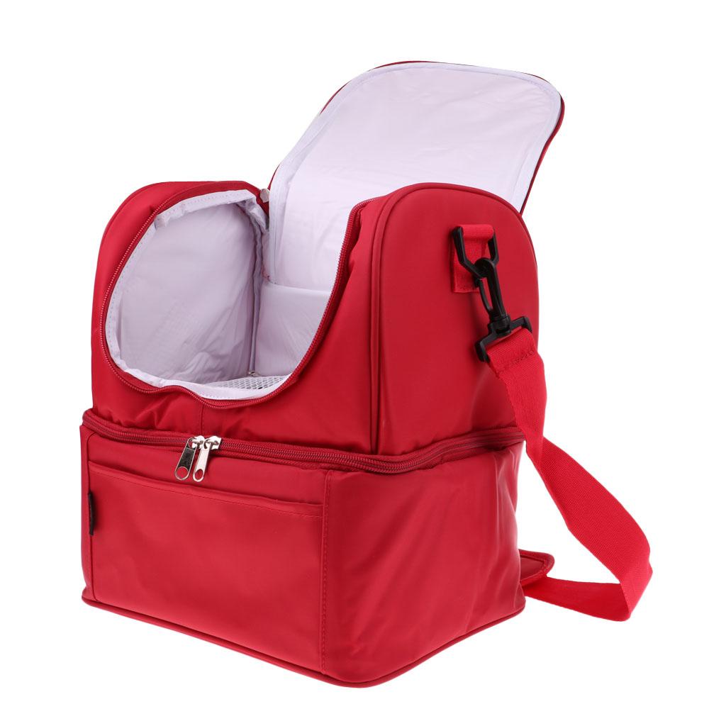 Insulated Lunch Box Cooler Bag Tote Carry Shoulder Strap Container