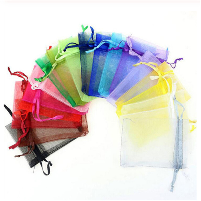 10 stück  (7 x 9cm)  beutel schmuckverpackung organzabeutel schmuckverpackungsbeutel geburtstagsfeier dekoration hochzeit weihnachtsbedarf