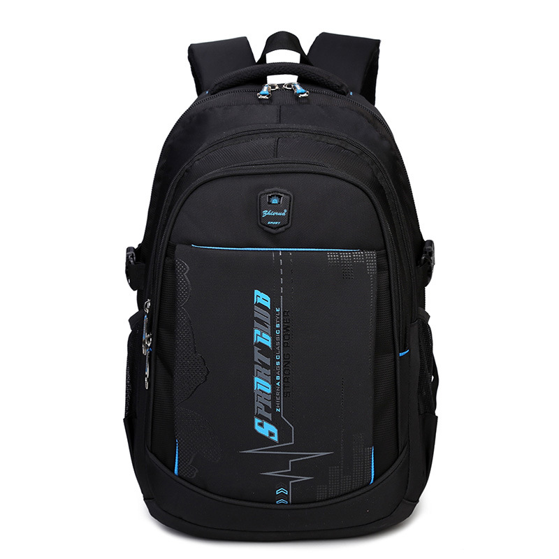 Oxford Brand Men Backpack Light Comfort Backpack for 15.6 inch Laptop Breathable Rucksack Students School Bag: Blue