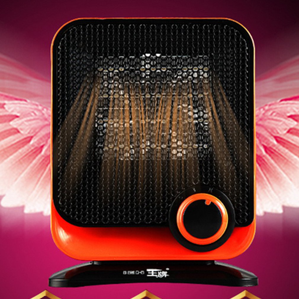 220V Electric Heater Fans Mini PTC Space Heater Electric Winter Warmer Fan Home Office Bathroom Desktop Heater