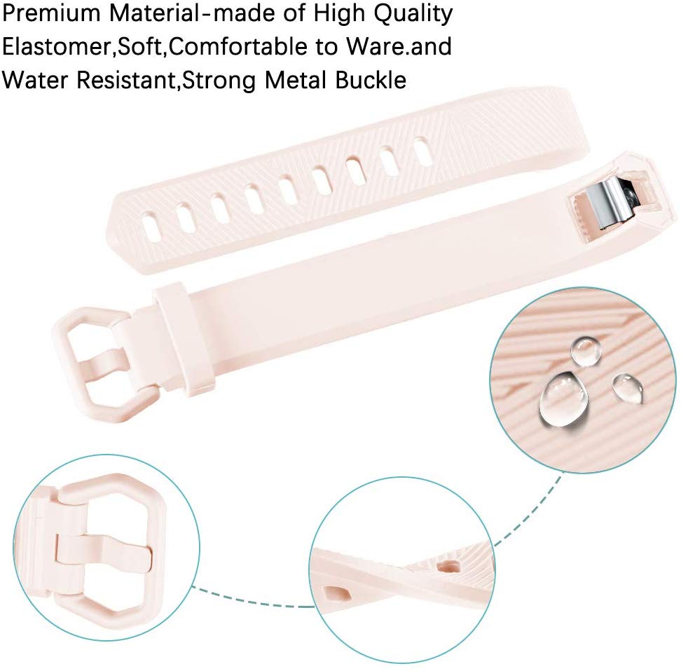 Mjukt silikon säkert justerbart band för fitbit alta hr band armband armband armband klocka utbyte tillbehör