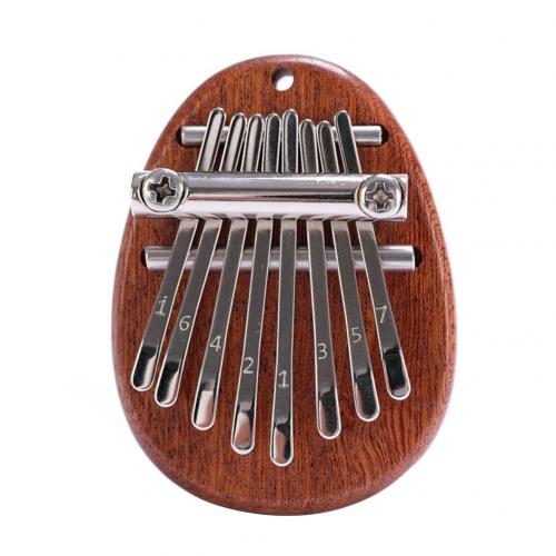 Bærbar 8 nøgle mini kalimba finger tommelfinger klaver marimba musikinstrument farverige kalimba musikinstrument børn: Vanddråbe