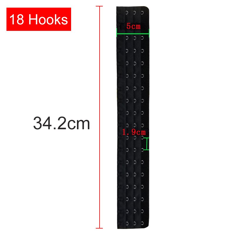 Taille Trainer Extender 12 13 14 15 16 18 Haken 25 26 Cm Taille Cincher Guaine Ventre Ceinture Femme Rallonge faja Extensor Corset