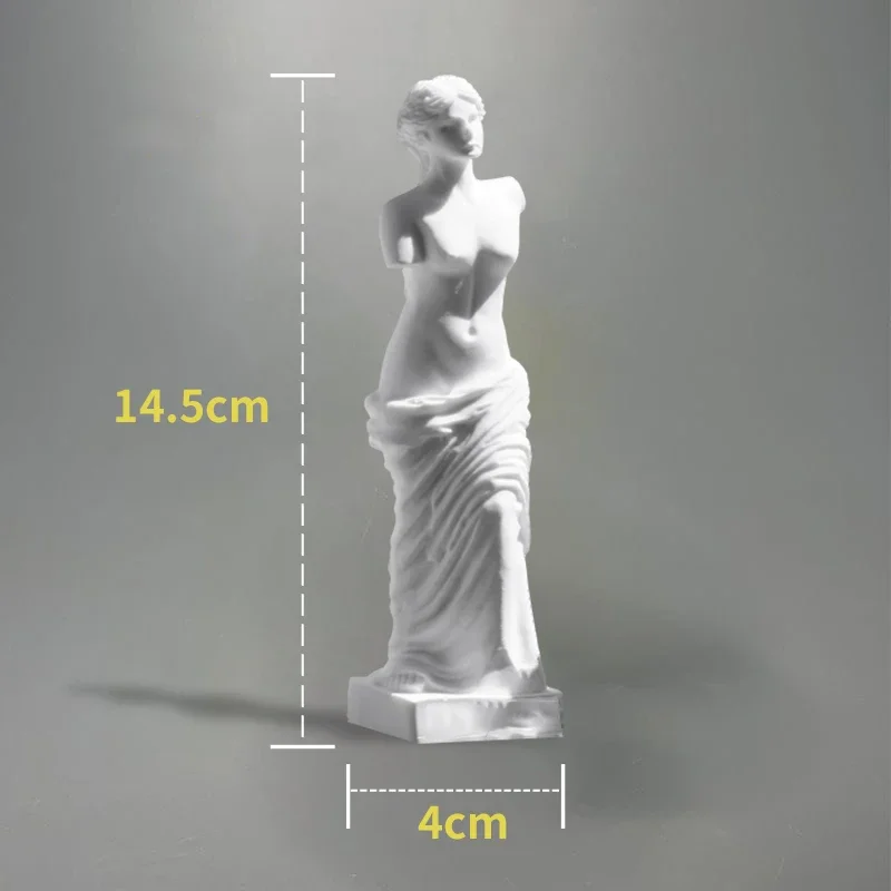 Nordic INS Style Character Gypsum Statue DIY Painted Sketch Photography Props Tabletop Decorations Home Art Plaster Decoration