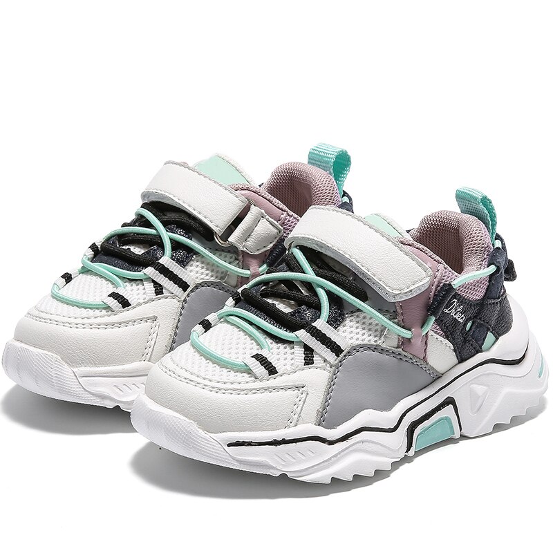 Børne sneaker børn forår børn mesh åndbare sneakers baby drenge mærke fritidssko piger sports sneakers 1905005: Blå / 7