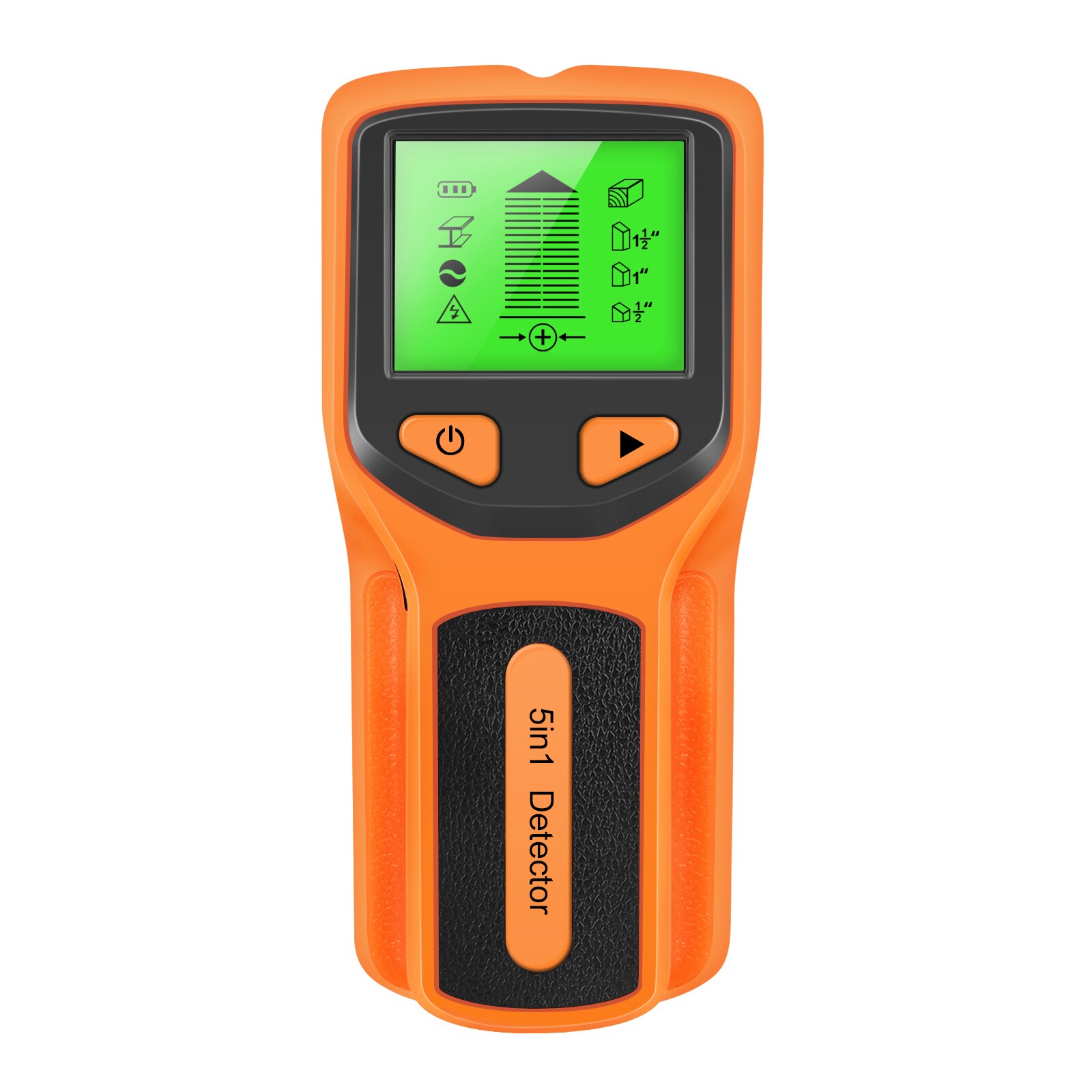 hoch-Ende-Professionelle Gold Alle Metall Detektor Kabel Versteckte Verdrahtung Zucht Spannung Live Draht Finder Wasserdichte Handheld Zauberstab Scanner: orange