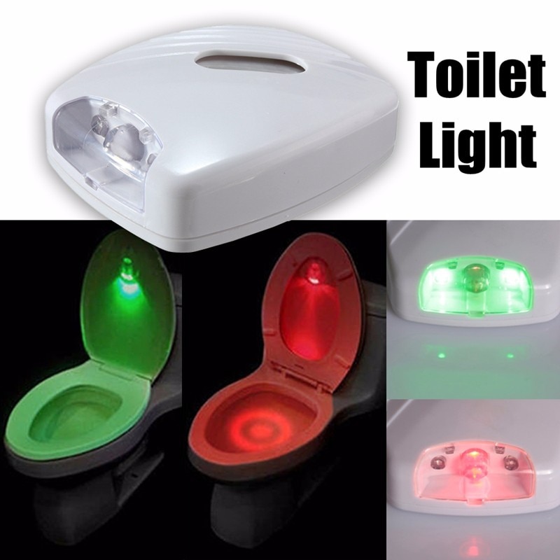 Jiguoor LED Human Motion Activated PIR Light Sensor Toilet led light Bowl Bathroom LED Night activated motion Light