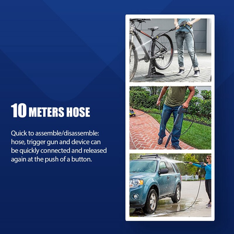 10M High Pressure Cleaner Clean Water Hose Wash Hose For KARcher K2 K3 K4 K5 K6 K7