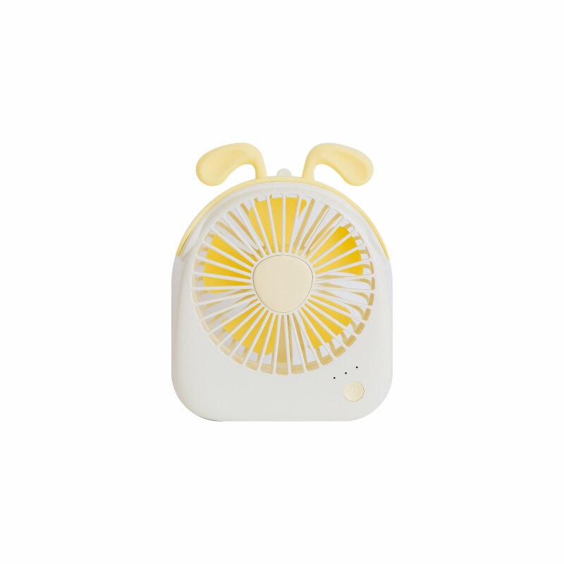 CAFELE Mini Fan Rechargeable USB Fan Portable Handheld Fan 3-Speed Mini USB Handy Small Desktop USB Cooling Fan Cooler: Yellow