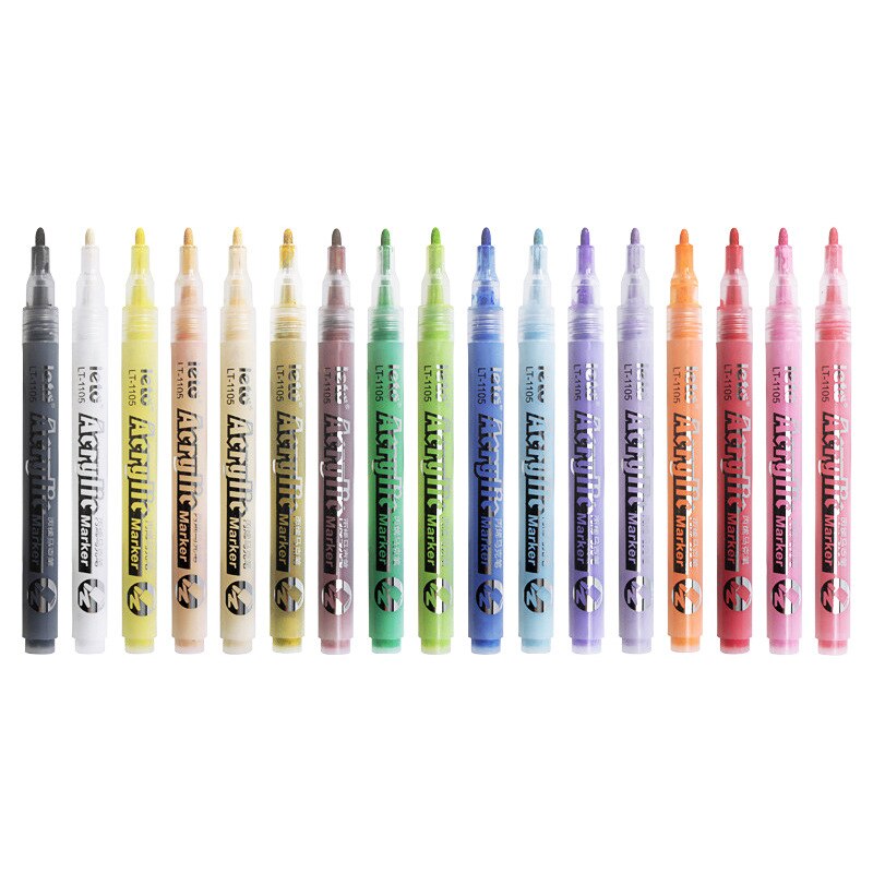 Acrylic Paint Marker Pen Art Painting Greeting Card Ceramic Tire Touch-up Paint Plastic Plaster Concrete Marker Pen Dedicated