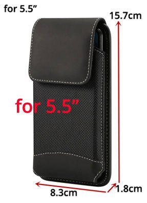 Yiang mærke mænd universal oxford klud talje taske bælte klip hylster fanny pakke holdbar udendørs mobiltelefon pose 4.7 ~ 6.5 tommer: 5.5 tommer