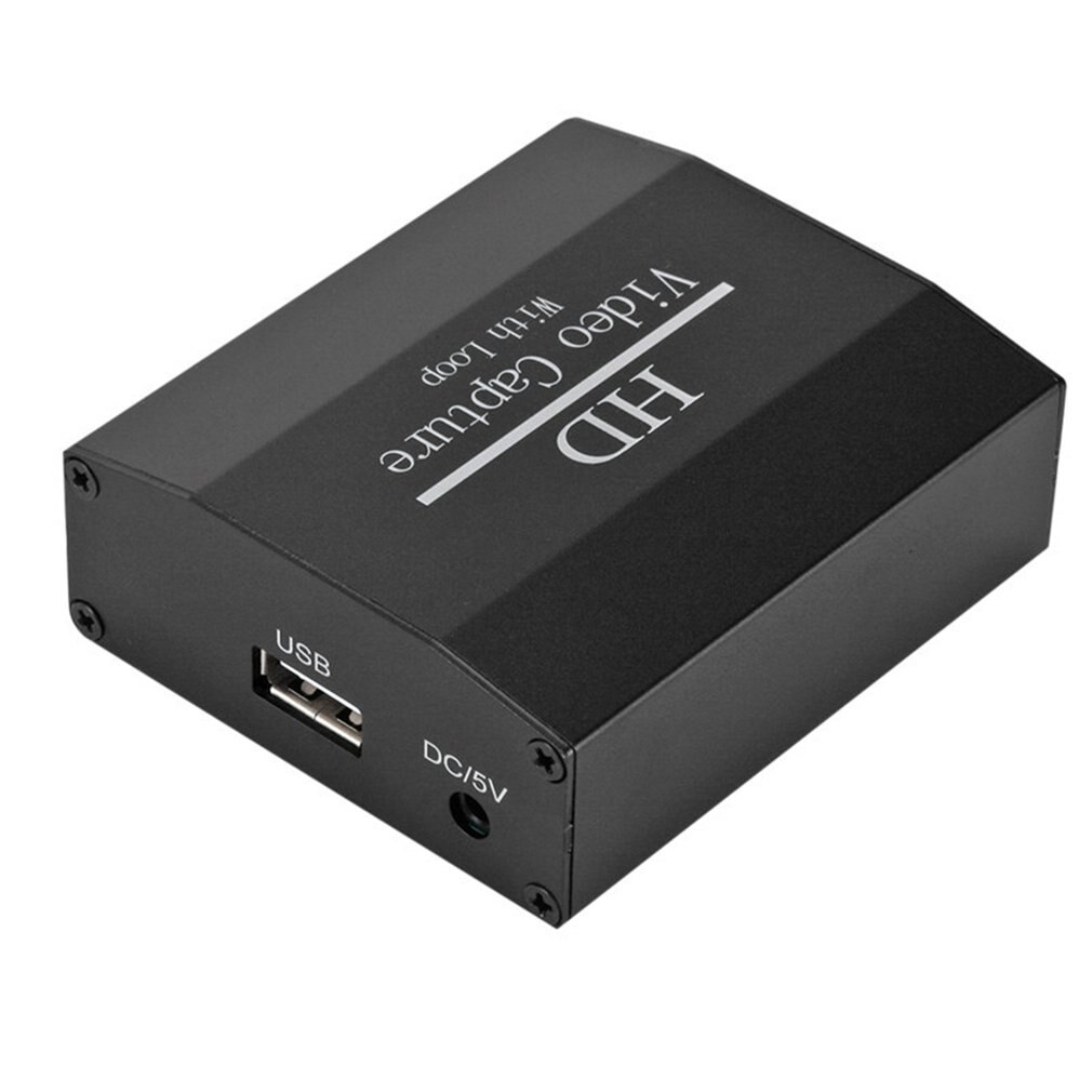 4K USB to HDMI Video Capture Card Game Capture Converter Recorder Full HD 1080P Compatible Twitch for PS3 PS4 Xbox One Xbox 360