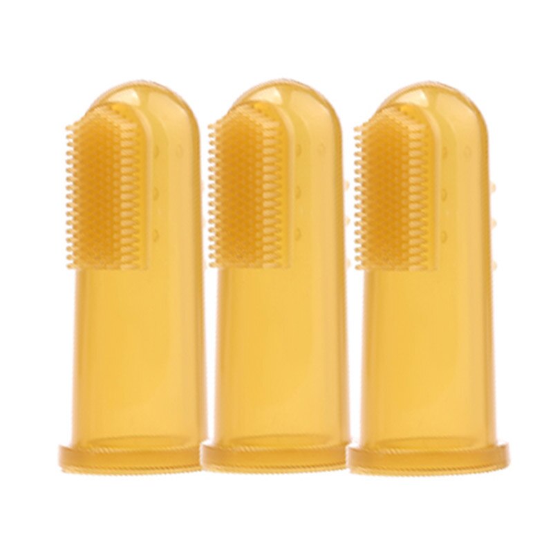 Bebê escova de dentes nano prata antibacteriano bebê criança macio cabelo dedo manga escova bm88: Default Title