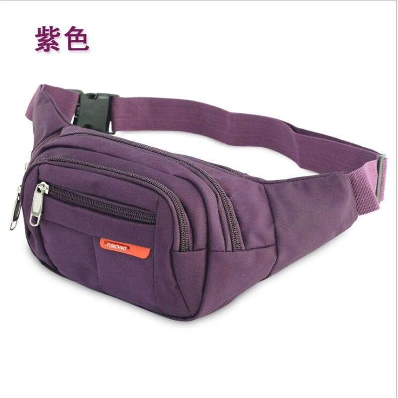 Casual fanny pack herre dame midje pakke belte bag travel sport rumpe bag