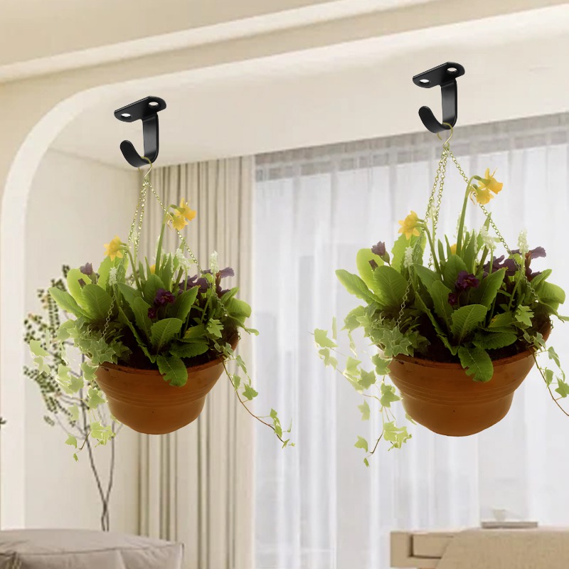 Roestvrijstalen plafondhaken Wandgemonteerde schroeven Haken Hangmand Planten Bloempotten Hangende houder Thuis Heavy Duty Hanger