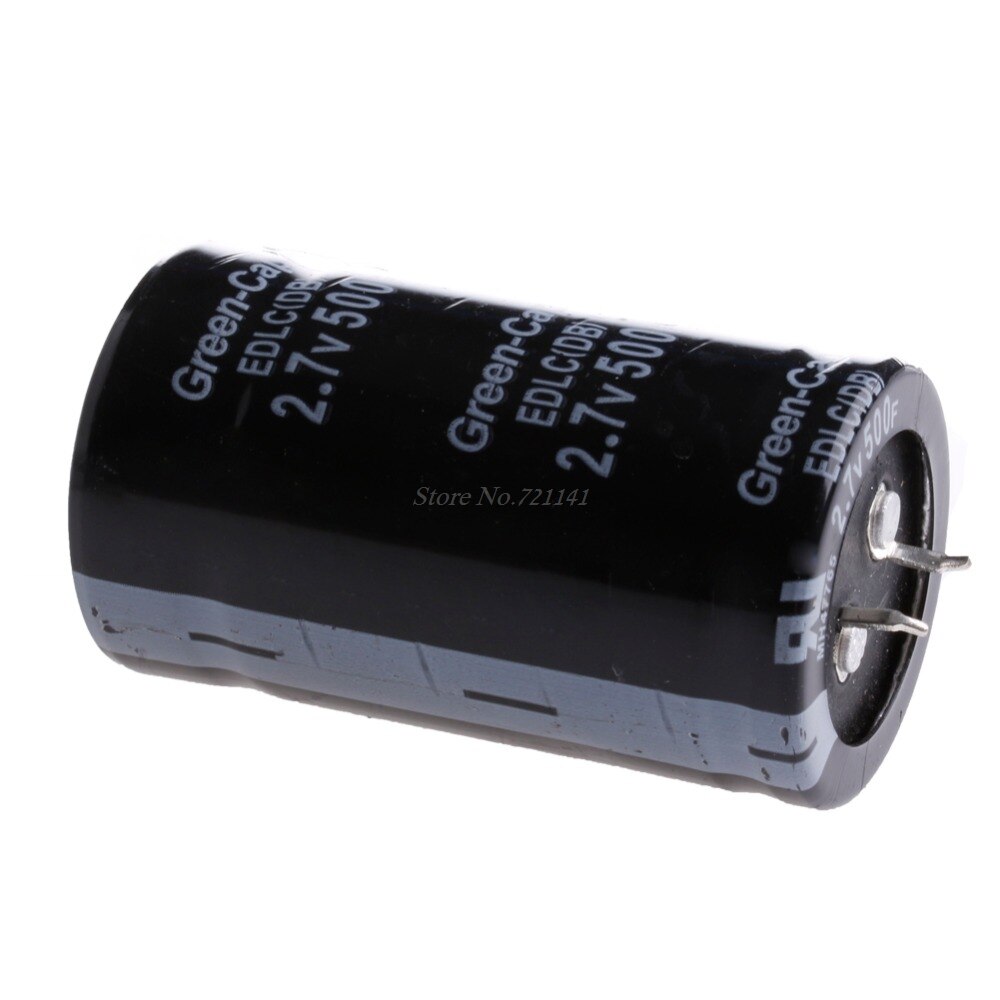 1 condensateur Farad 2.7V 500F 35*60MM Super condensateurs à travers le trou directe à usage général