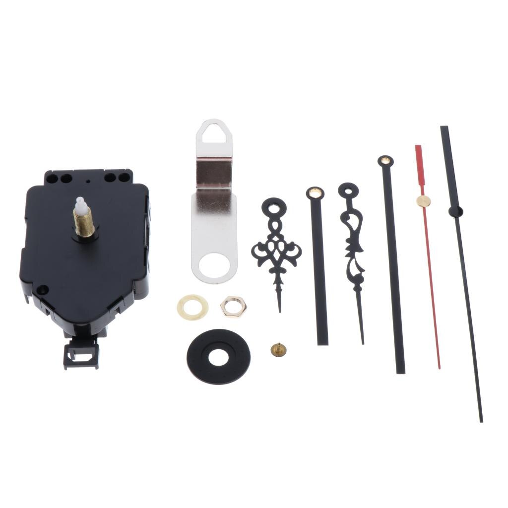 Long Pointers Quartz Wall Pendulum Clock Movement Mechanisms with Hands Battery Powered Clock Kit for DIY Clock Replacement