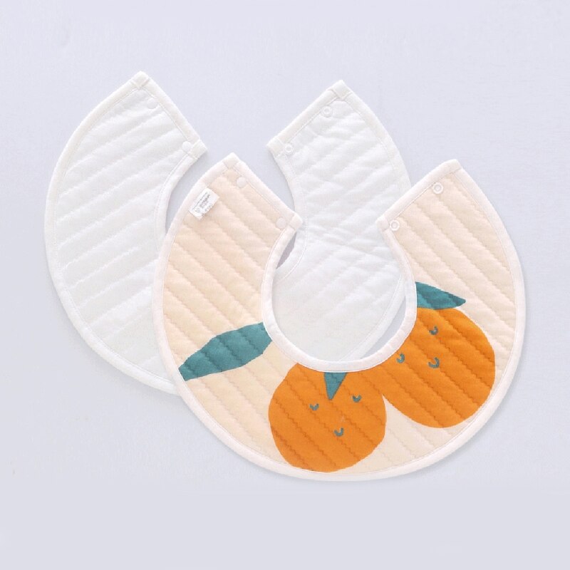 3pcs/lot Newborn Infant Baby Bids Adjustable Boys Girls Soft Breathable Cotton Animal Print Cute Feeding Bibs Baby Boy Stuff