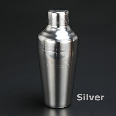Outil de barre d'outil de barman de secoueur de barre de secoueur de Cocktail d'acier inoxydable de Style japonais de 410ml: Argent