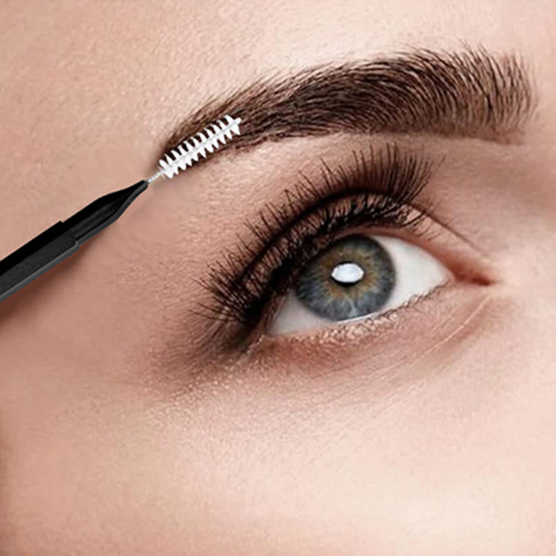 Cepillo permanente para cejas de pequeño, cepillos para levantar cejas, Mini cepillo para extensión de pestañas, herramienta de maquillaje