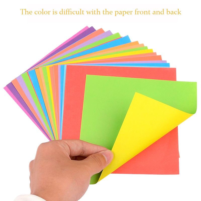 5pack/set Two-color Origami Paper DIY Handicraft Paper Folding Home Party Wedding Paper Flower Paper Cutting 15*15cm