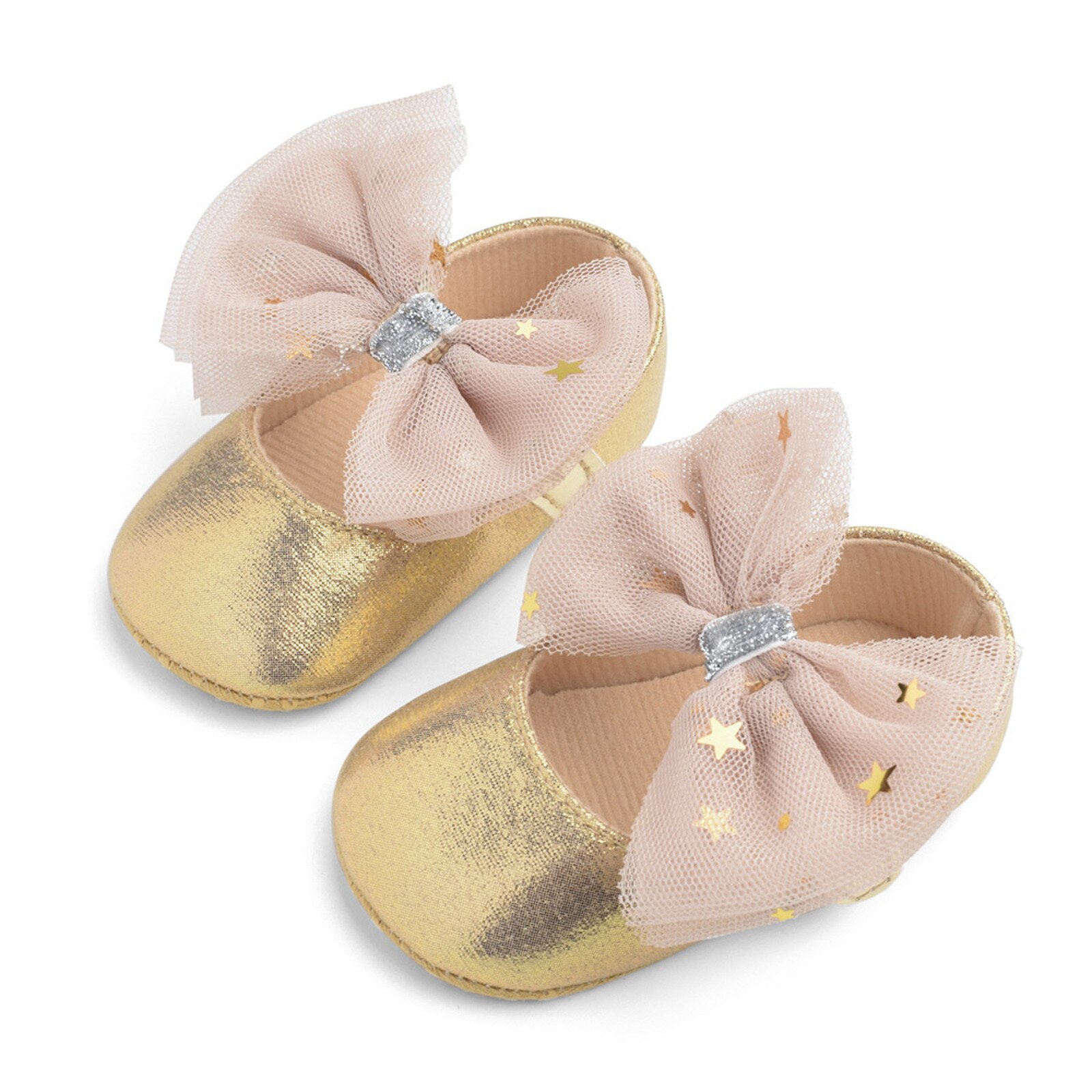 Baby Girls shoes sneakers Mary Janes Flat Bowknot Rubber Sole First Walker Princess Dress Shoes baby shoes