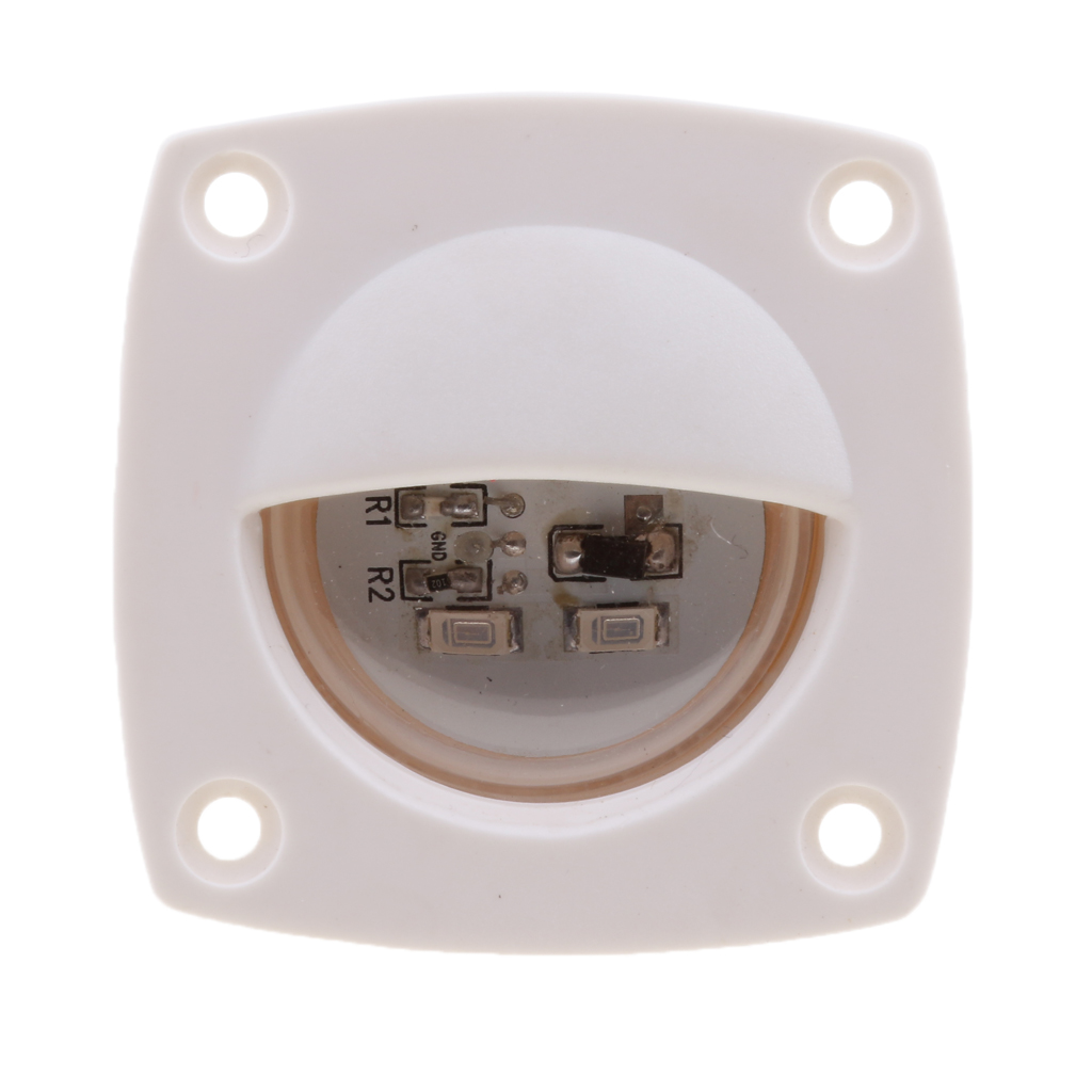Marine Boat LED Courtesy Light - Stainless Steel Flush Mount Ceiling Light For Boats 12V