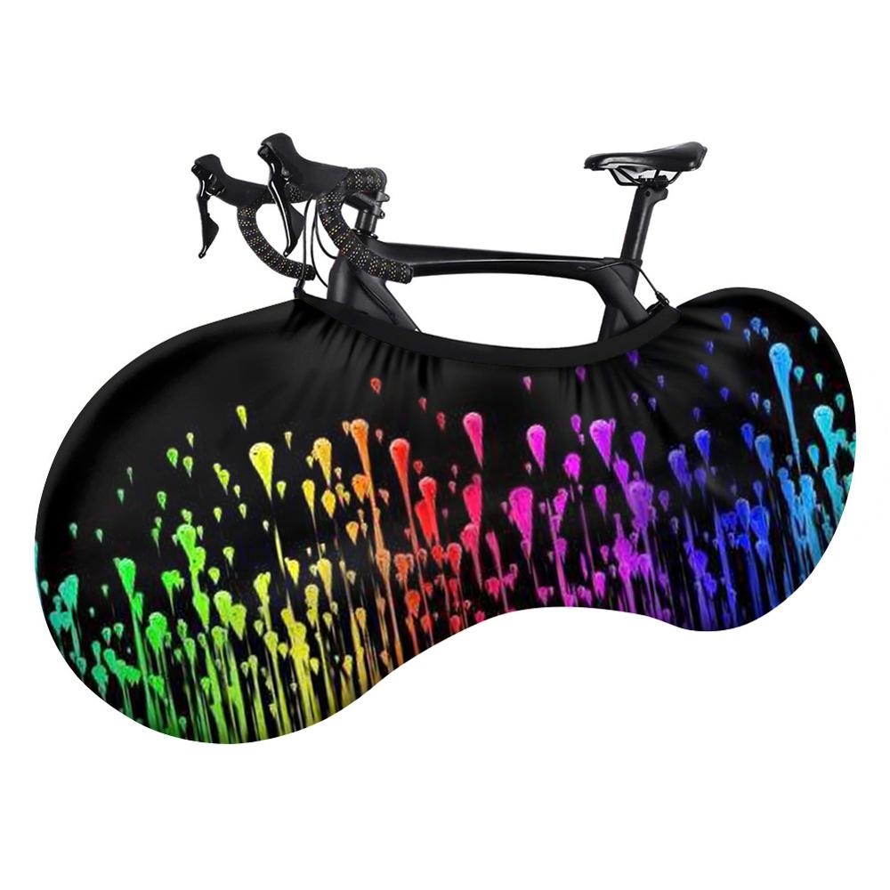 Cykelcover mtb landevejscykel støvbeskyttelsescover anti-støv hjul stelcover ridsesikker opbevaringstaske cykeltilbehør