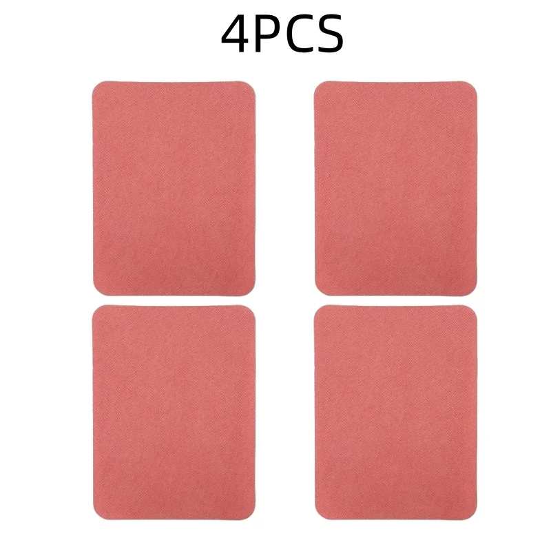 4 stuks opstrijkbare patches kledingreparatie veelkleurige stoffen patches opstrijkbare sterke lijm katoenen patch voor kleding Jean reparatie decor