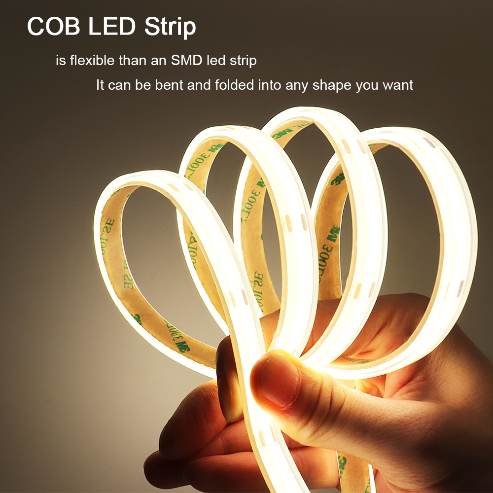 IP68 Wasserdichte COB Streifen Licht 12V 24V Outdoor LED Streifen 3000K 4000K 6000K Flexible Band LED Band Licht Für Home Garten Dekor