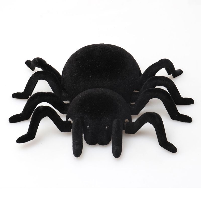 Remote Control Spider Scary Wolf Spider Robot Realistic Novelty Toys Halloween