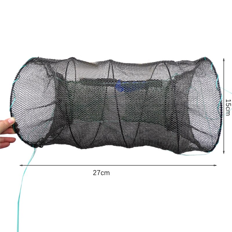 Collapsible Fishing Bait Trap Portable Crab Trap Cast Fishing Net Crawfish Trap Lobster Shrimp Retractable Fishing Net: S