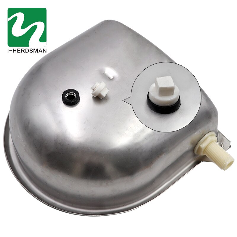 Automatic Cow Horse Sheep Dog Float Drinking Bowl Stainless Steel Water Outlet Waterer Drinking Bowl with cleaning hole