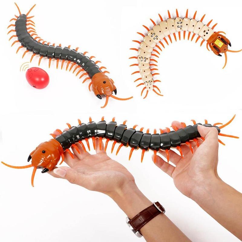 Simulatie Infrarood Elektrische Afstandsbediening Speelgoed Centipede Griezelig Crawly Model Lastig Speelgoed Voor Kids 2 Kleur