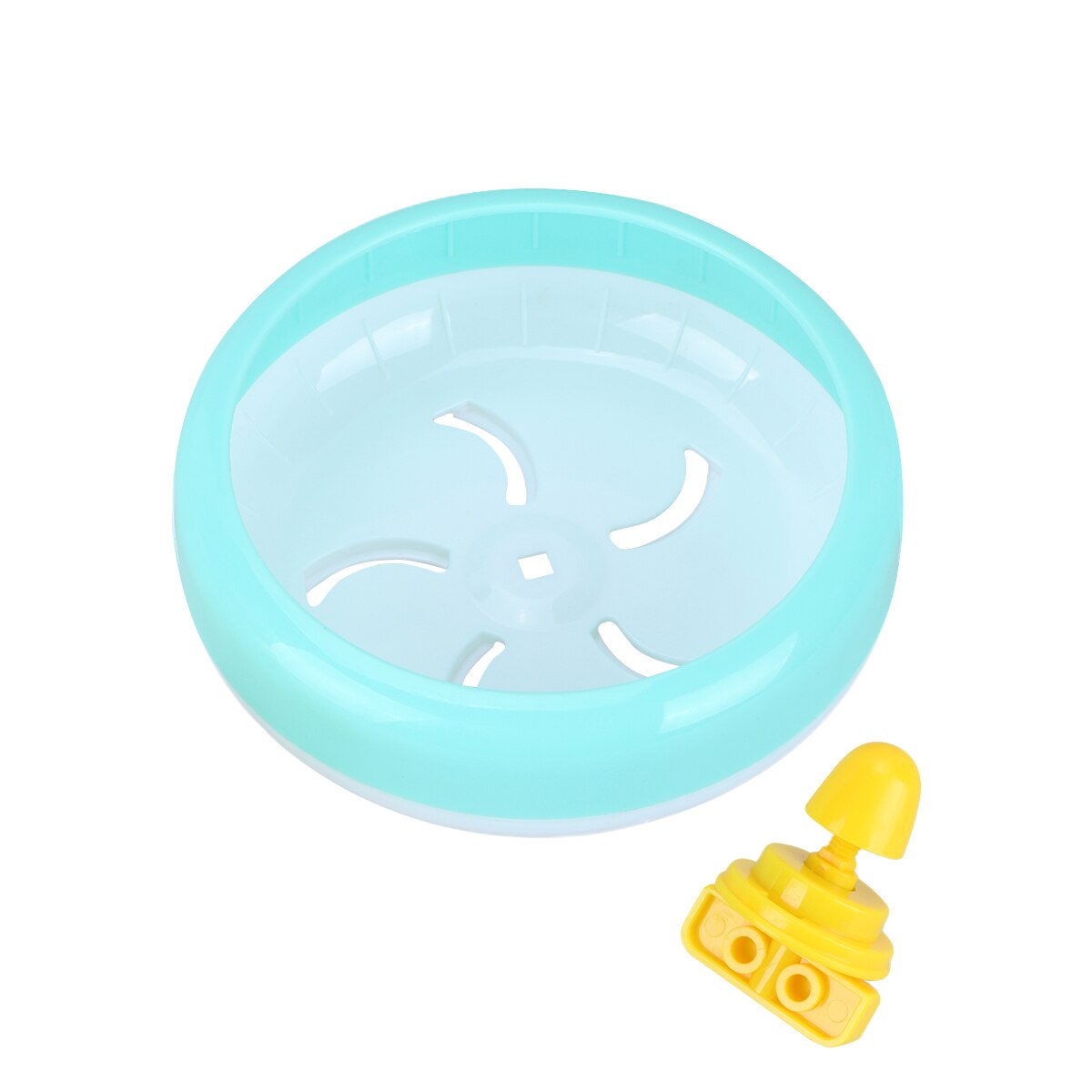 1Pc 14cm Multipurpose Wide Suitability Hamster Mice Gerbil Rat Exercise Wheel PP Run Disc Small Animal Pet): Blue