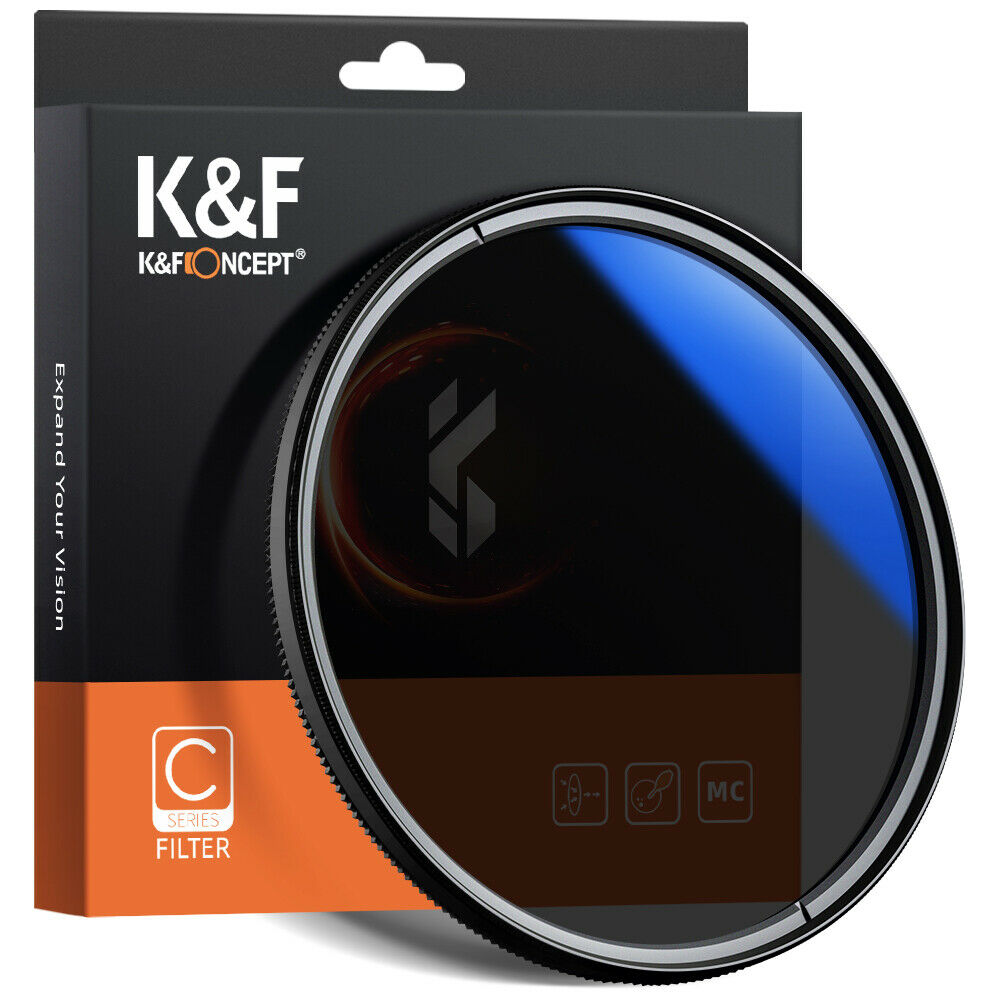K & f cpl c filtro polarizador circular ultrafino para lente da câmera kf conceito filtro 37mm 46mm 58mm 67mm 72mm 77mm 82mm filtro: ≤49mm