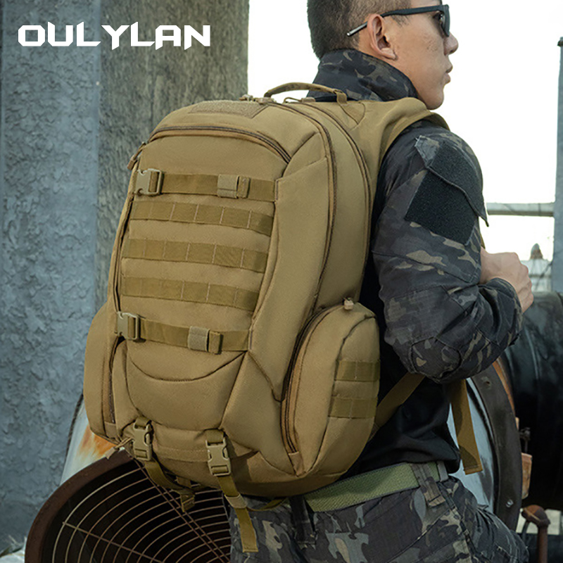 Sac à dos de camping de grande capacité, 55L Keeptics, sacs à dos de plein air, sac de l'armée CamSolomon initié, multifonction,