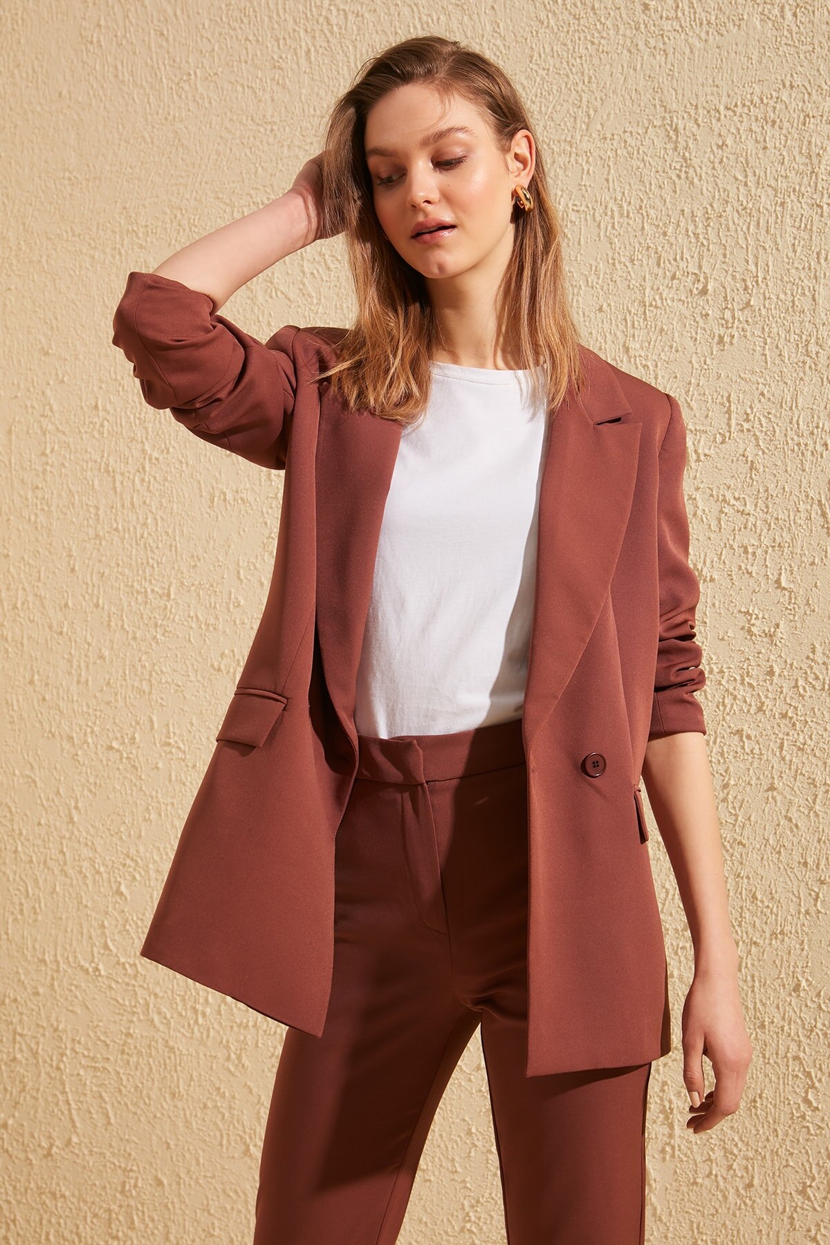 Trendyol Klassieke Jas TWOSS20CE0059