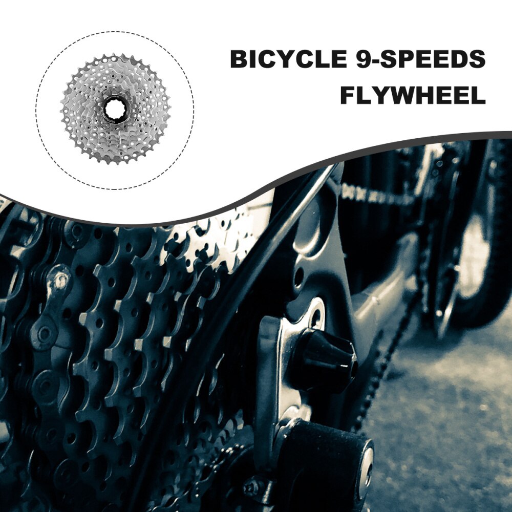 Vitesses 11-36 dents roue libre volant accessoires de vélo durables (argent)