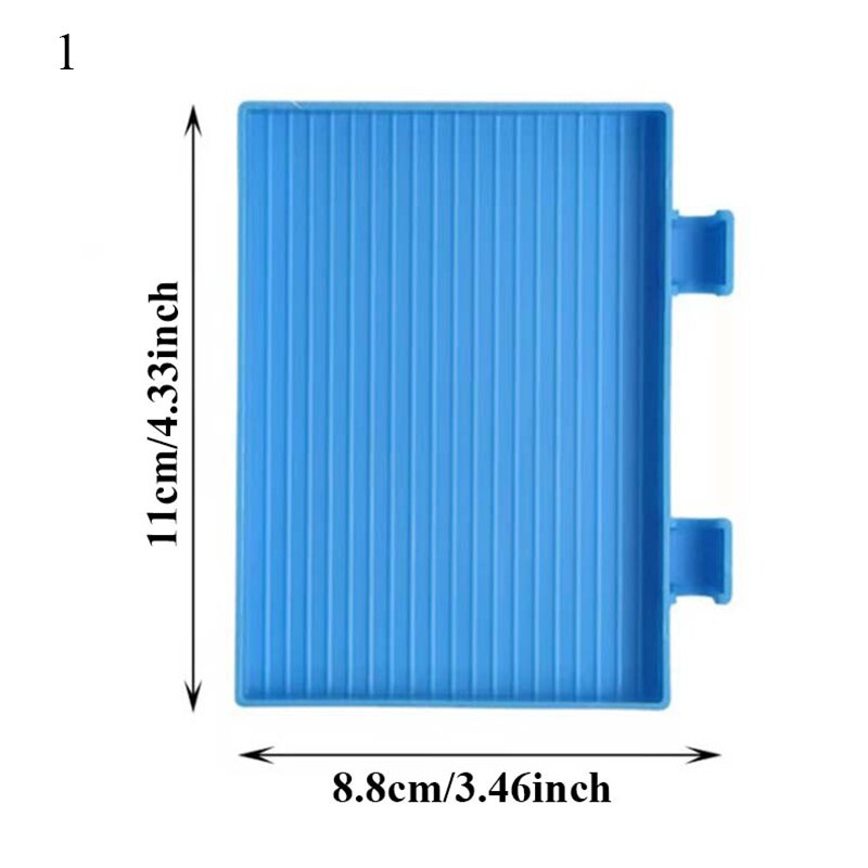 1Pc Large Capacity Point Drill Diamond Painting Tray Plate Embroidery Tool Accessories Organizer Storage Container for Beads: Light Grey