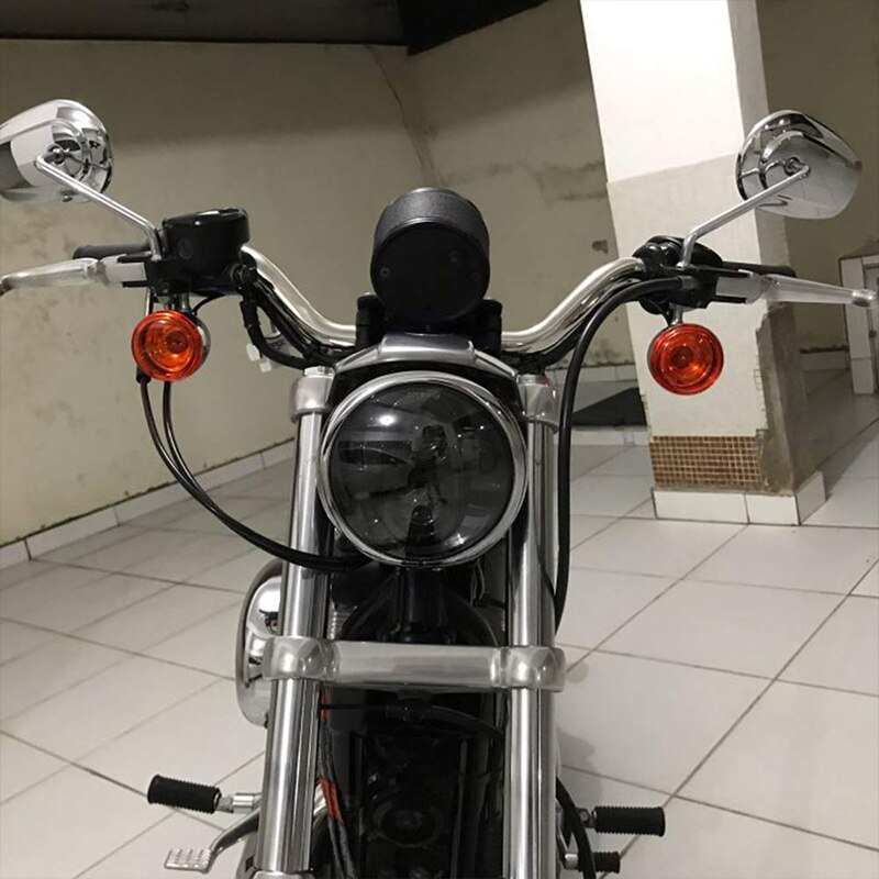 5.75 inch led koplamp Ronde 5 3/4 ''motorcycle projector koplamp H4 Hoge/dimlicht Rijden licht Voor Dyna straat Bob Super 883