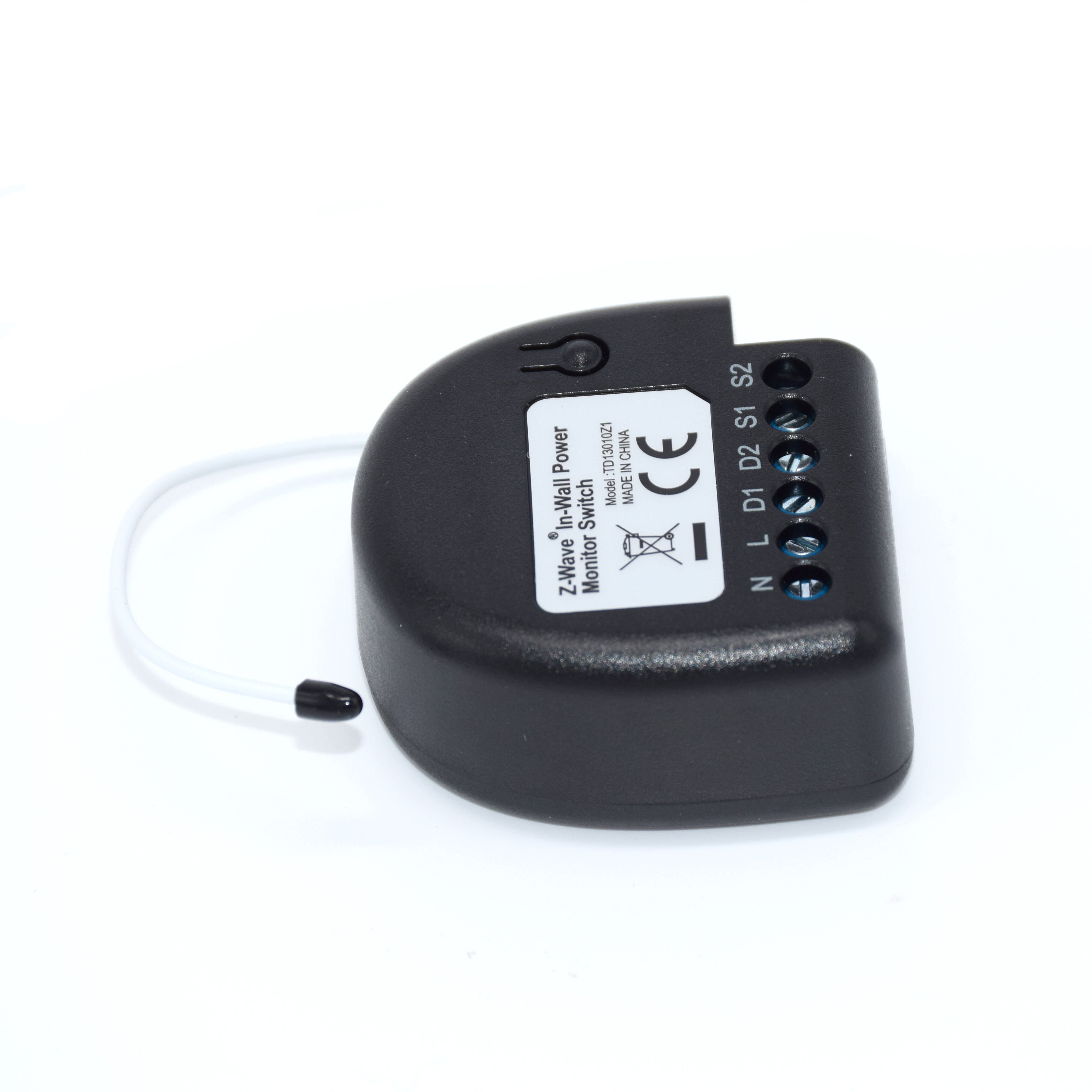 Z-wave plus module d'insertion double relais interrupteur zéro traversée avec fonction de compteur d'énergie, prise en charge SmartStart (remplace le TZ74)