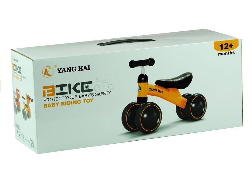 Balance Bike bicycle for children Yellow Black