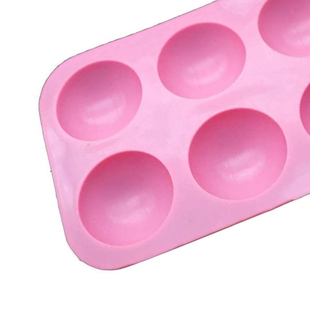 DIY 6 Half Sphere Circle Silicone Chocolate Cupcake Mold Bakeware Round Shape Cake Baking Mould Tool