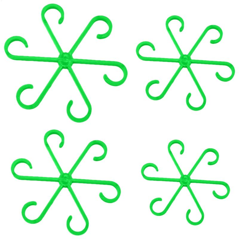 4 szt. Uchwyty na łodygi dla roślin pnących rośliny doniczkowe wsporniki łodyg ogrodowe klipsy mocujące robić podpierania roślin winorośli Alocasia Monstera