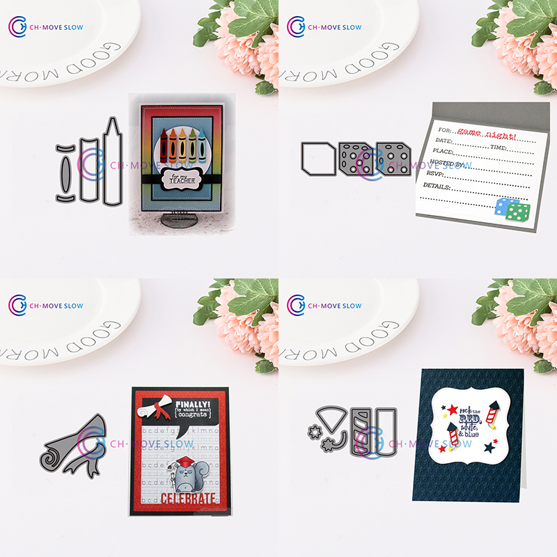 CH Small Animals and landscape Metal cutting dies stencils Greeting Card Decoration DIY Scrapbooking Scrapbook Paper Photo Album