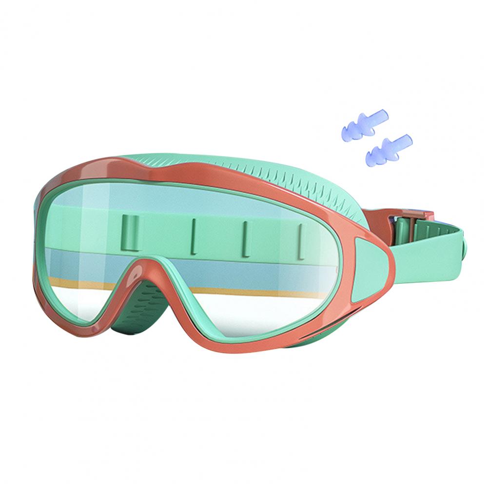 Kids Swim Goggles Anti-Fog Anti-UV Wide View Swimming Goggles Leakproof Youth Pool Glasses for Kids 2-16: Beige